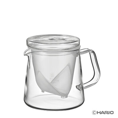 底面がV型のストレーナー付き急須